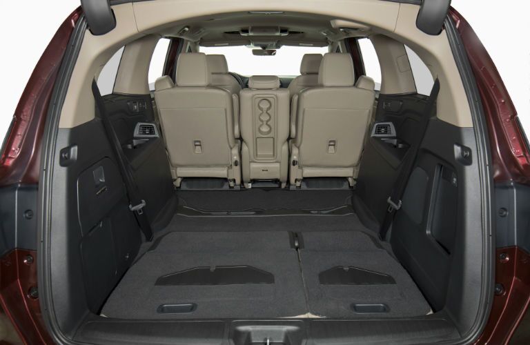 A photo of another cargo configuration in the 2020 Honda Odyssey.
