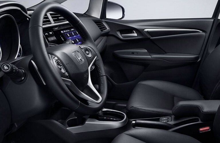 2017 Honda Fit front seats with steering wheel
