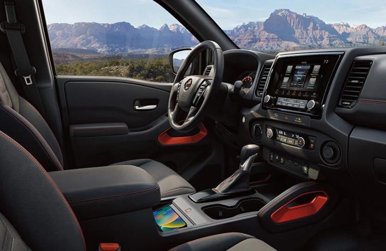 2024 Nissan Frontier front interior