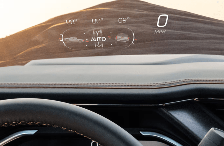 2025 GMC Sierra HD Head-Up Display