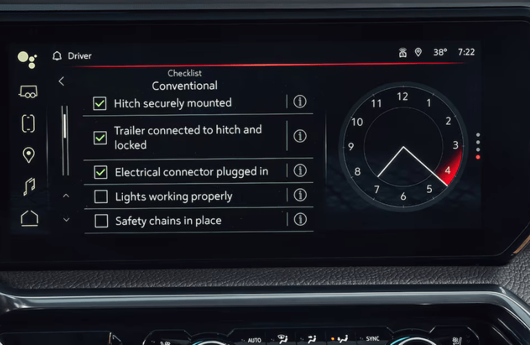 2025 GMC Sierra HD touchscreen