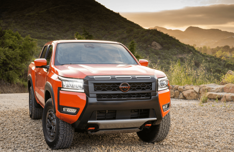Front view of the 2025 Nissan Frontier