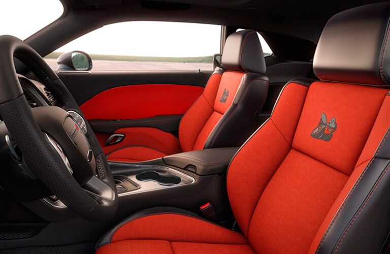 The interior of the 2017 Dodge Challenger is comfortable for four adults.