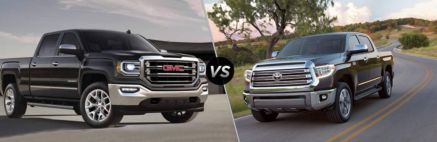 2018 Gmc Sierra Vs 2018 Toyota Tundra