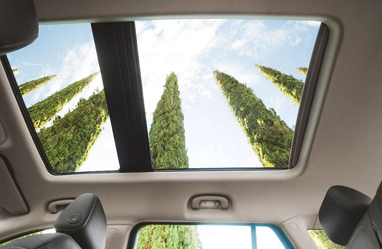 A photo of the sunroof in the 2018 Buick Regal TourX.