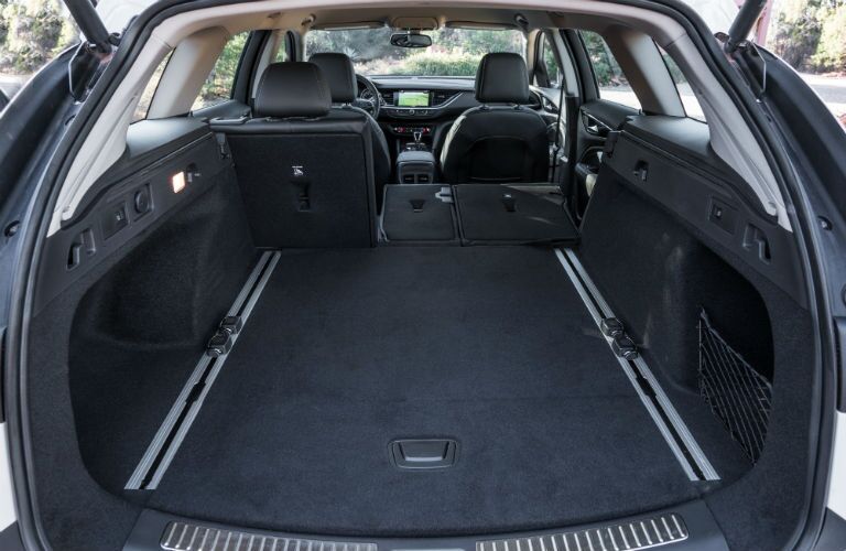 A photo of how much cargo space is available in the 2018 Buick Regal TourX.