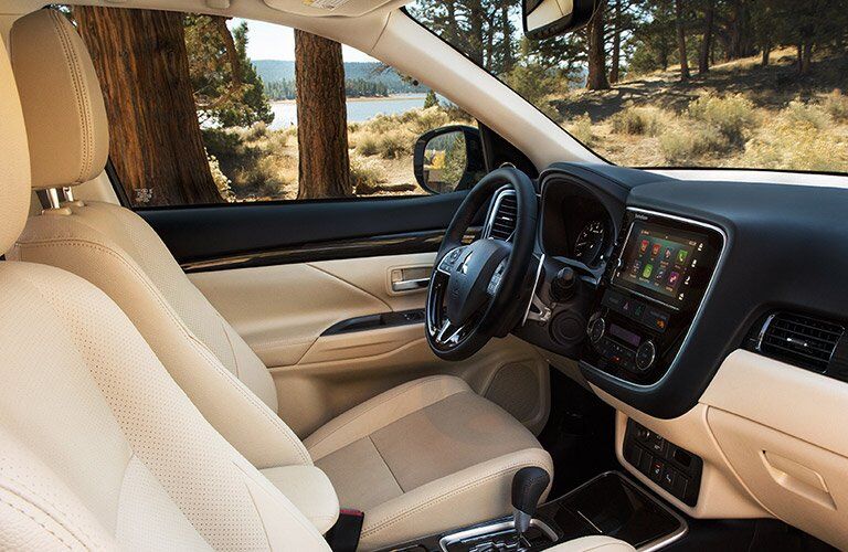 View of the seats of the 2017 Mitsubishi Outlander