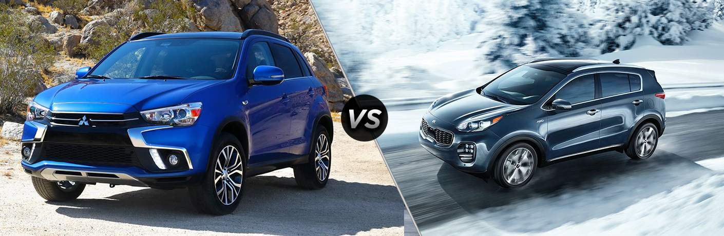 2018 Mitsubishi Outlander Sport vs 2018 Kia Sportage