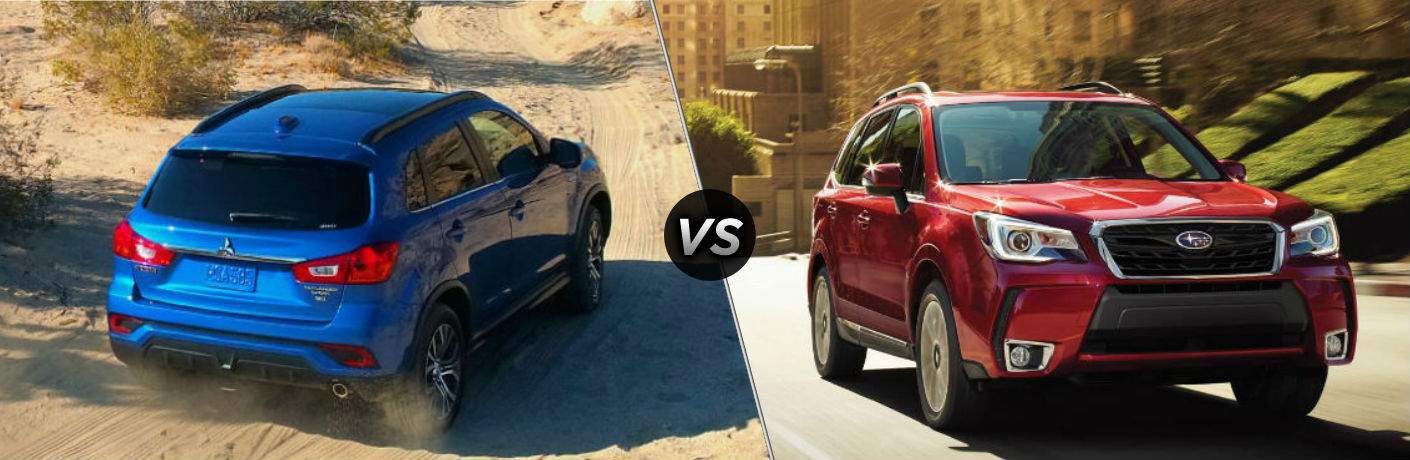 2018 Mitsubishi Outlander Sport vs 2018 Subaru Forester