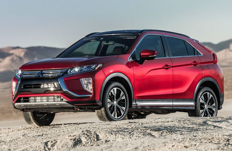 2018 Mitsubishi Eclipse Cross parked on dirt