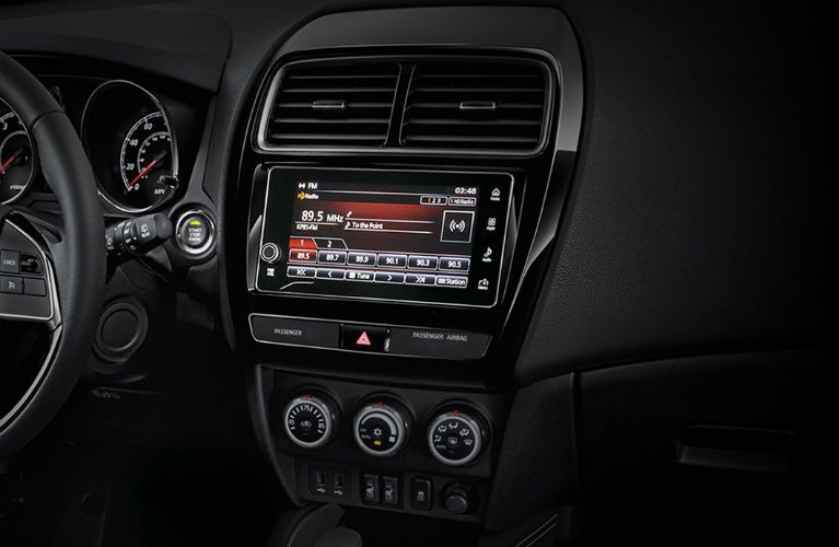 Center touchscreen of 2019 Mitsubishi Outlander Sport