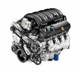 View of the 6.2L V8 Engine of a 2019 Chevrolet Silverado 1500