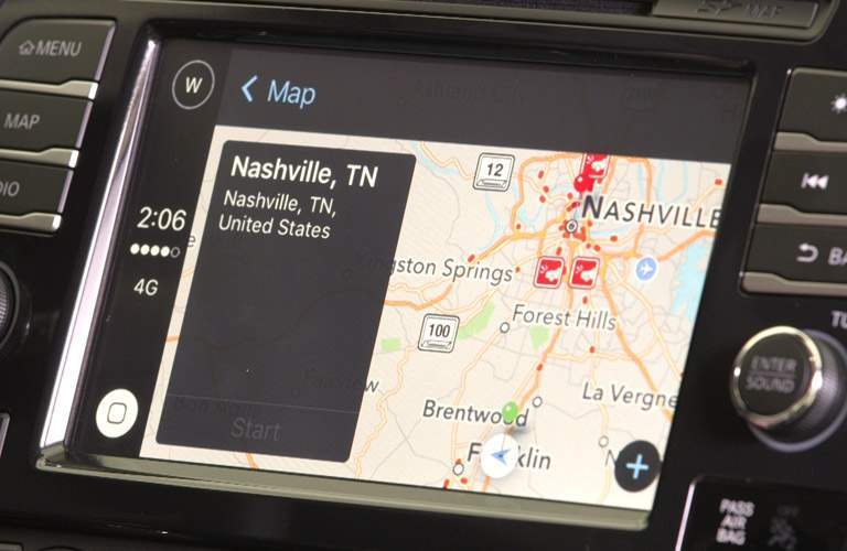 2017 Nissan Maxima Navigation system on instrument panel
