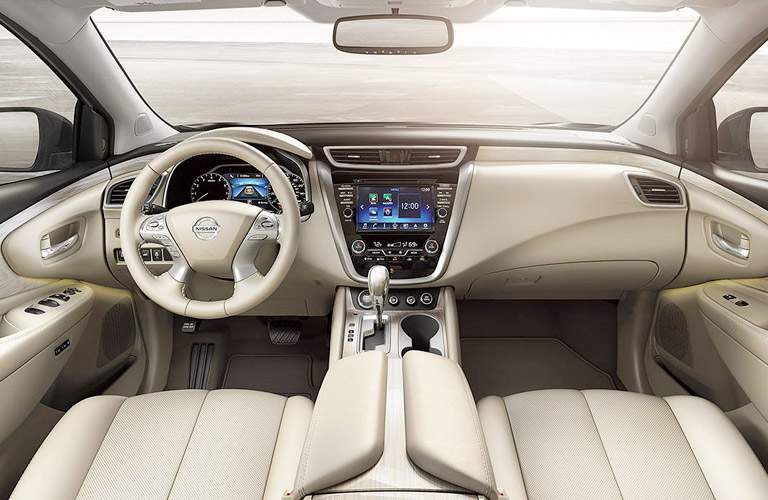 2017 Nissan Murano Front Cabin Beige interior