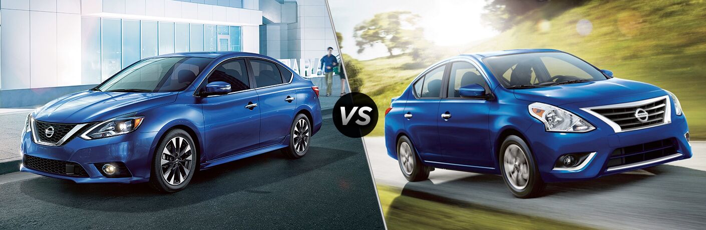 2018 Nissan Sentra vs Versa 2018 Nissan Sentra vs Versa