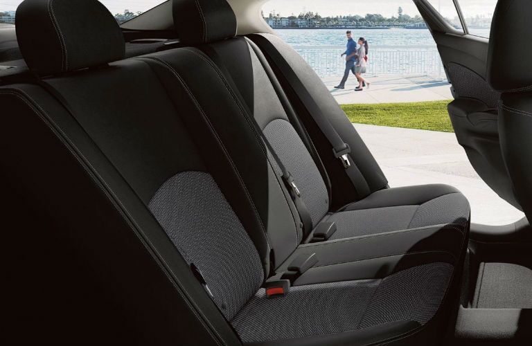 A photo of the rear seats in the 2019 Nissan Versa.