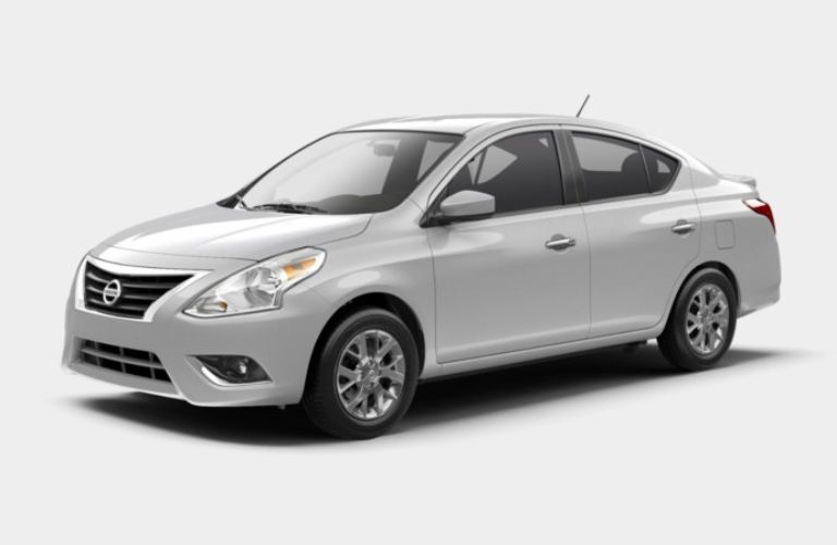 A left profile photo of the 2019 Nissan Versa SV Special Edition.