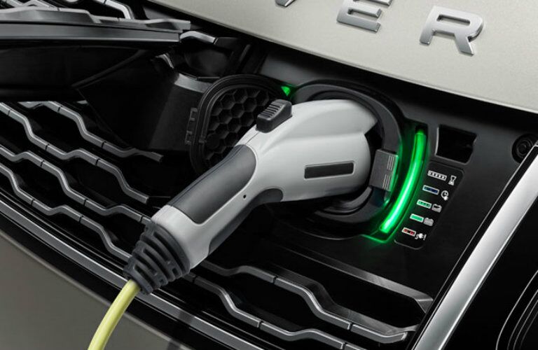 Charging port of 2019 Land Rover Range Rover PHEV