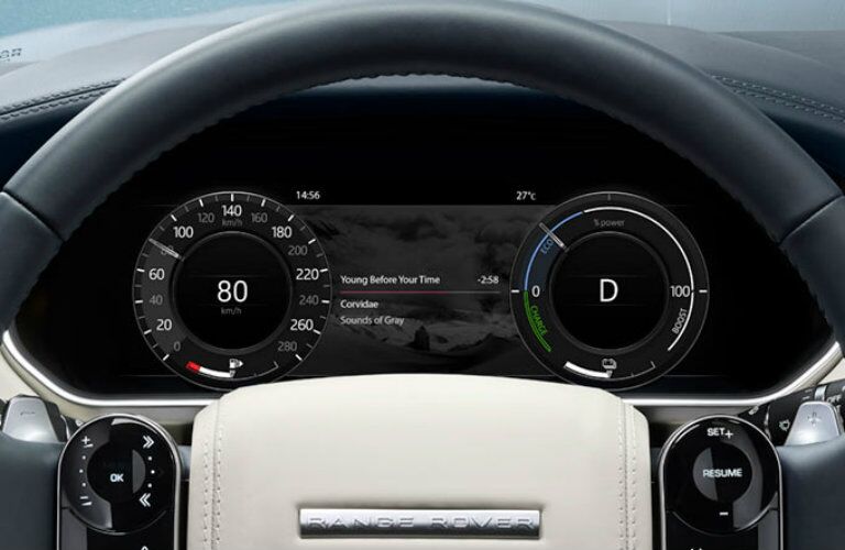 2019 Land Rover Range Rover PHEV instrument cluster
