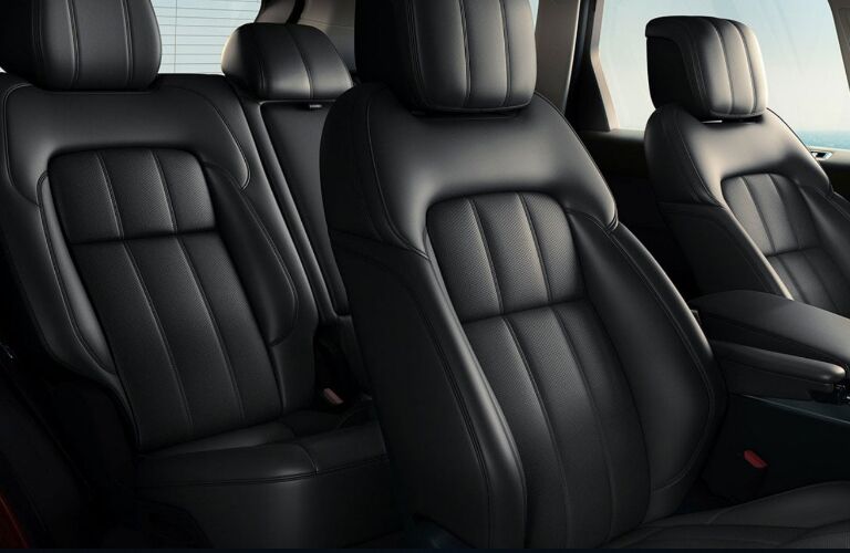 Black seats in 2020 Land Rover Range Rover Sport