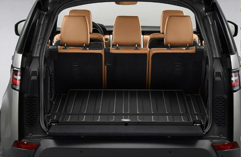 Cargo area in 2020 Land Rover Discovery