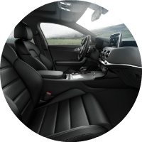 2018 Kia Stinger front leather seats