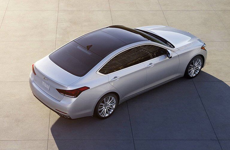 2017 Genesis G80 Exterior Aerial View