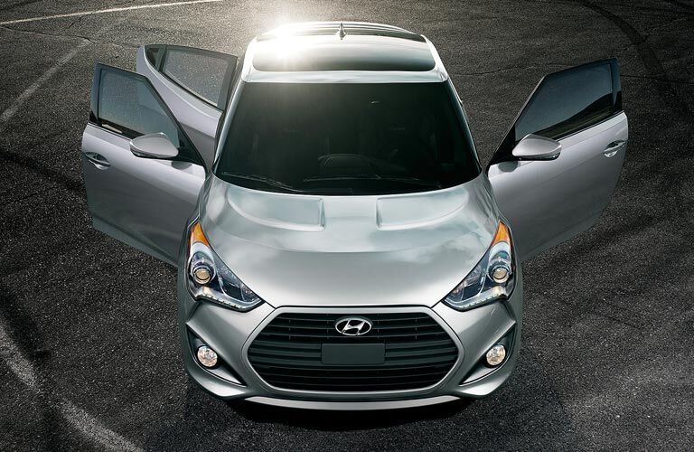 2017 Hyundai Veloster Exterior Aerial View