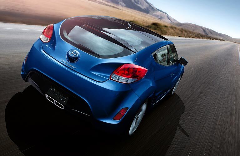 2017 Hyundai Veloster Exterior Rear Profile