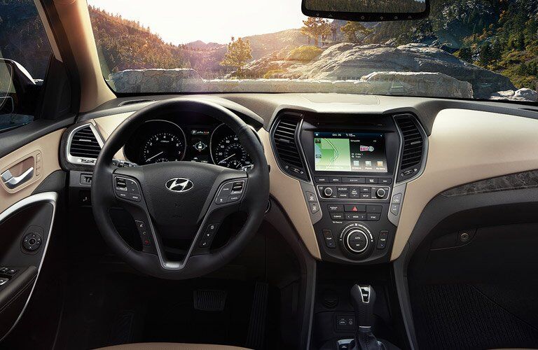 2017 Hyundai Santa Fe Sport Interior Dashboard