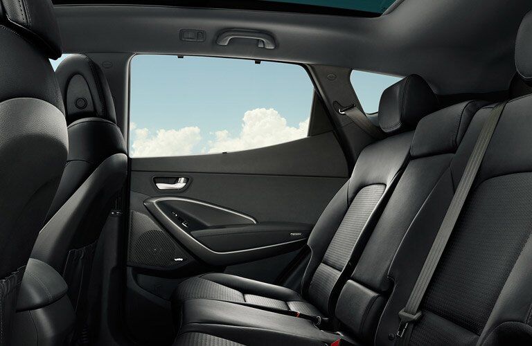 2017 Hyundai Santa Fe Sport Interior Back Seat