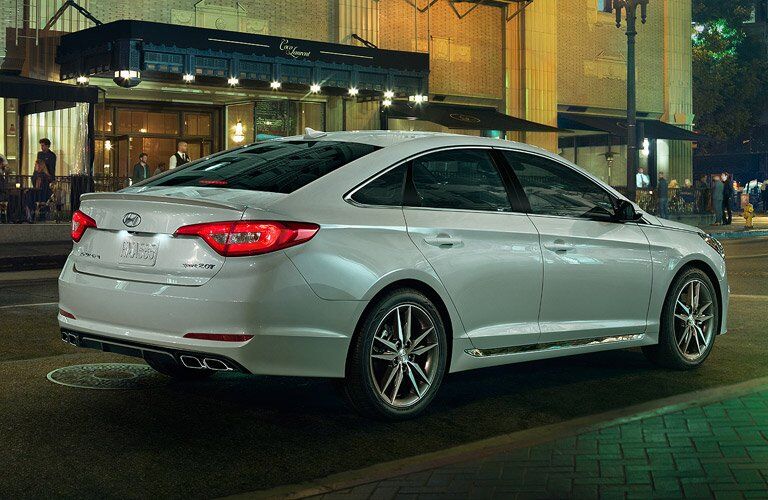 2017 Hyundai Sonata Exterior Rear Profile