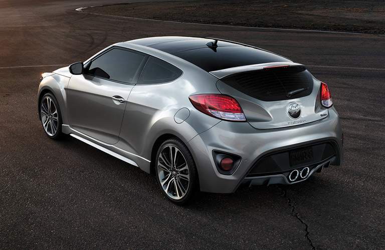 2017 Hyundai Veloster Exterior Driver Side Rear Profile