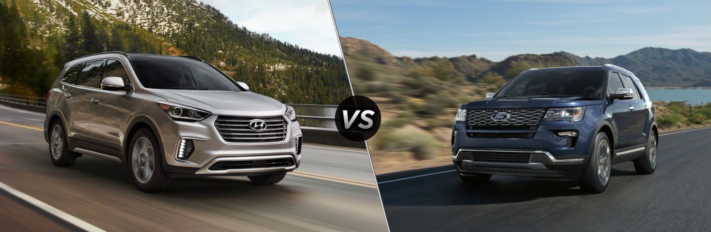 Santa Fe Ford >> 2018 Ford Explorer Vs 2018 Hyundai Santa Fe Orlando Fl Santa Fe Ford >> 2018 Ford Explorer Vs 2018 Hyundai Santa Fe Orlando Fl