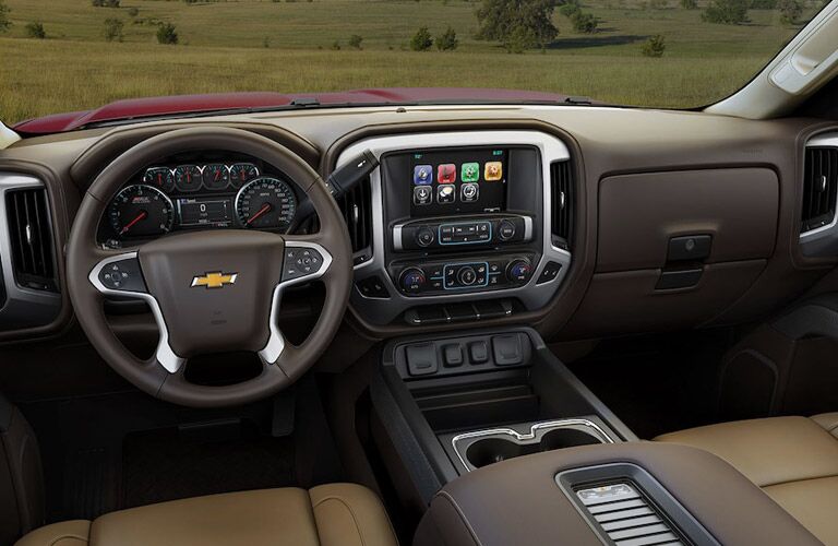 Chevy Silverado 1500 front dashboard