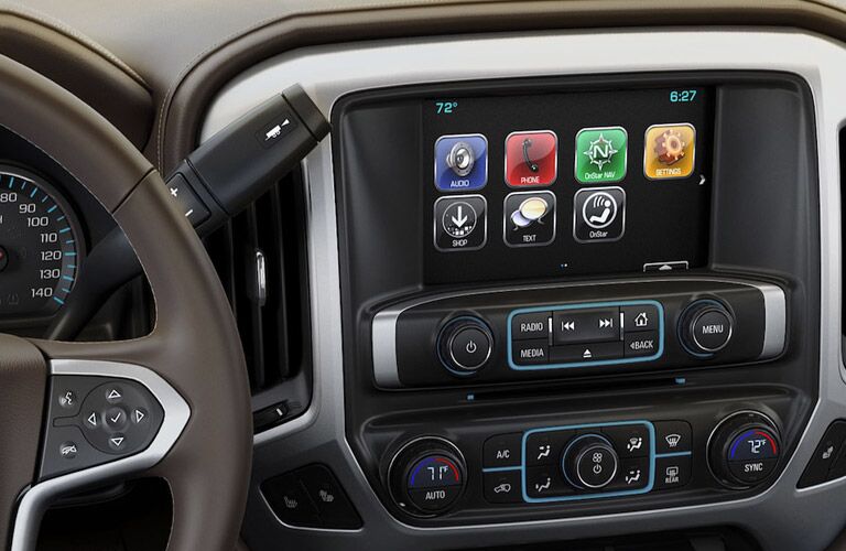 Chevy Silverado 1500 infotainment system