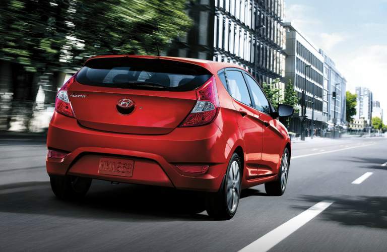 2017 hyundai accent in red