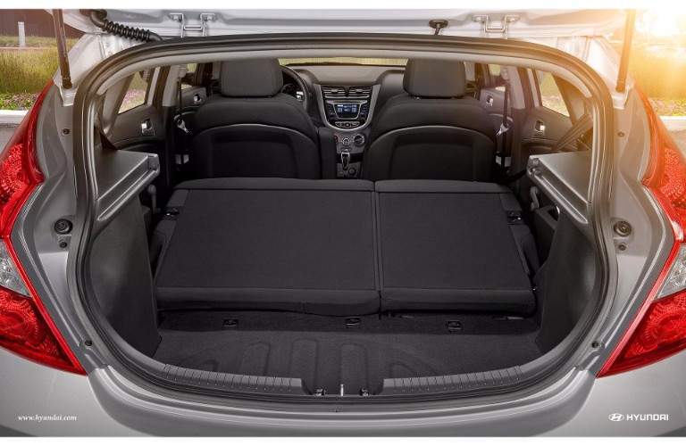 2017 hyundai accent cargo space