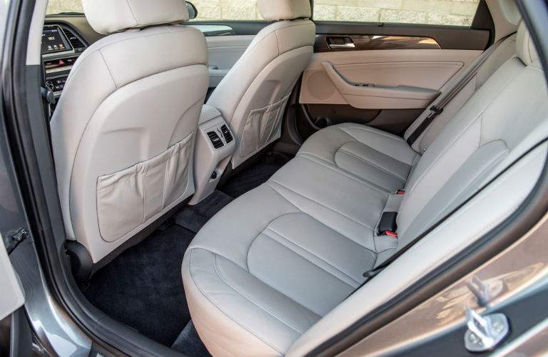 2018 hyundai sonata rear seat space