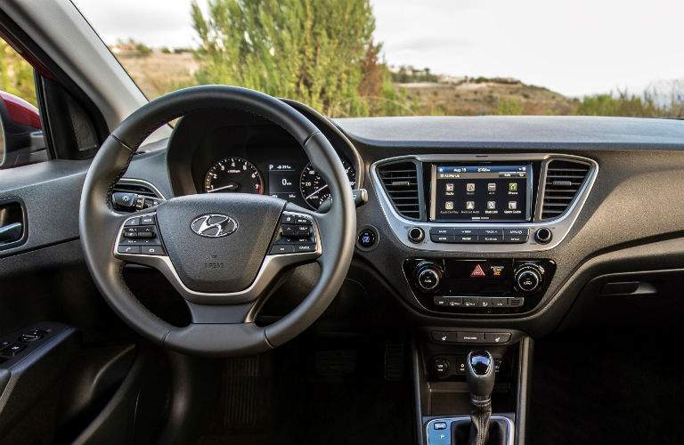 2018 Hyundai Accent dashboard features