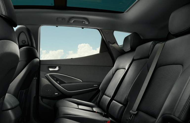 2018 Hyundai Santa Fe Sport rear seat space