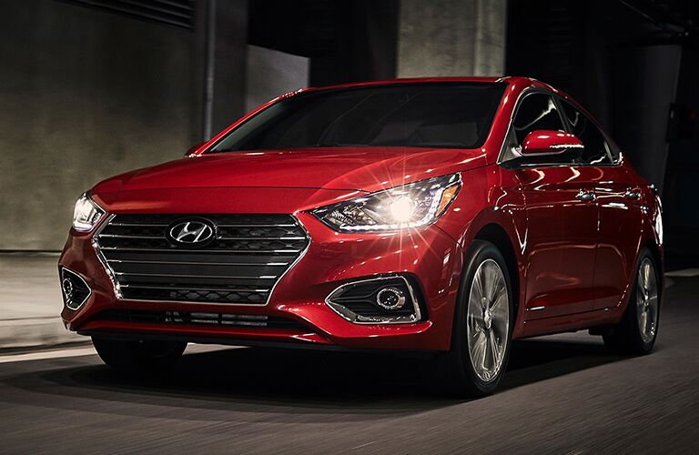 Red 2019 Hyundai Accent