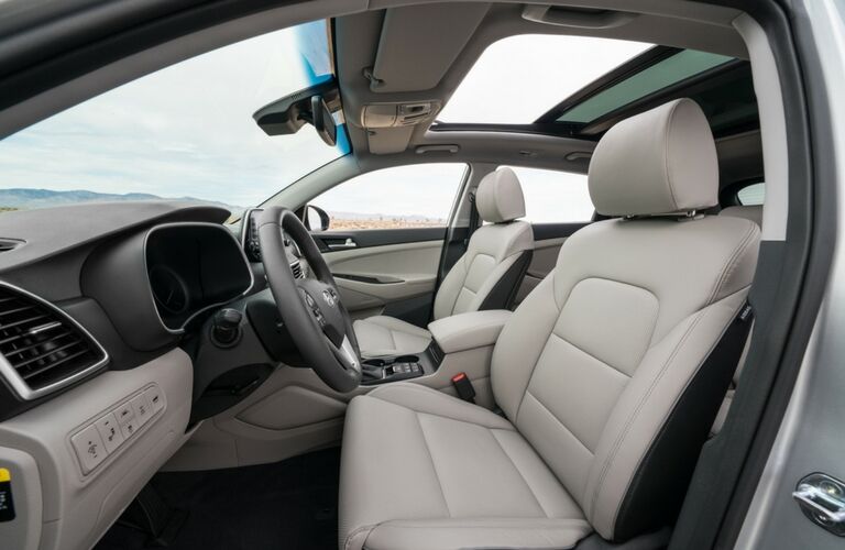 Seating in 2019 Hyundai Tuscon