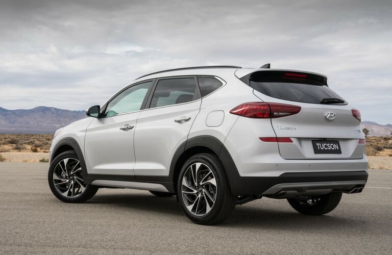 White 2019 Hyundai Tuscon