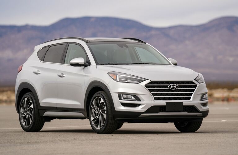 White 2019 Hyundai Tuscon