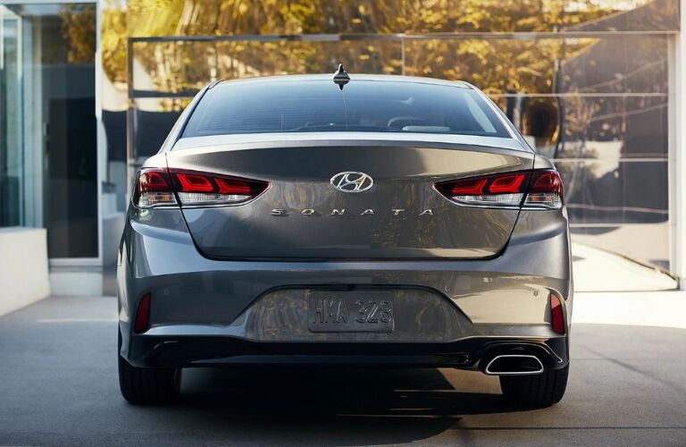 Rear view of 2019 Hyundai Sonata