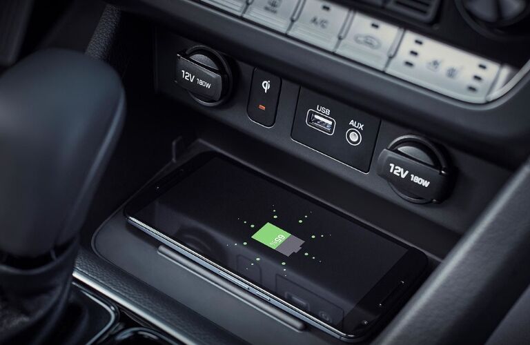 Phone charging in 2019 Hyundai Sonata