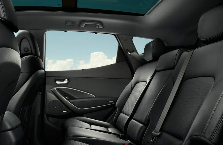 rear seat space in the 2018 Hyundai santa fe sport