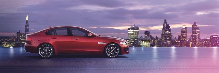 2018 Jaguar XE in Firenze Red