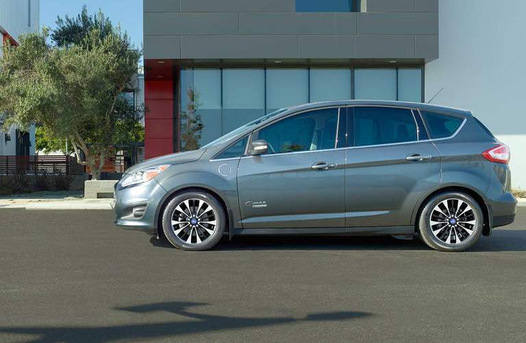 2017 Ford C-Max side profile on the road